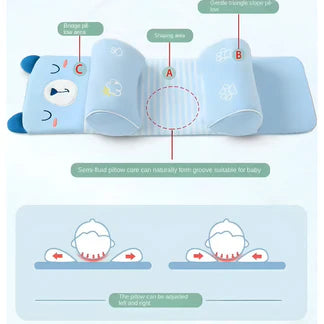 Baby Shaping Head Support Pillow - Assorted Colour